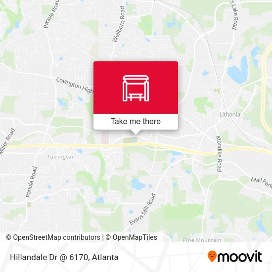 Hillandale Dr @ 6170 map