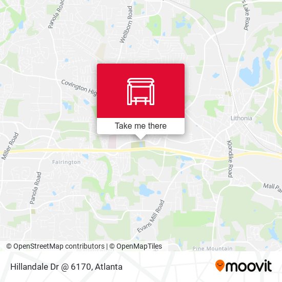 Hillandale Dr @ 6170 map