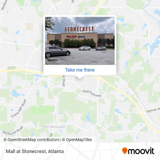 Mapa de Mall at Stonecrest