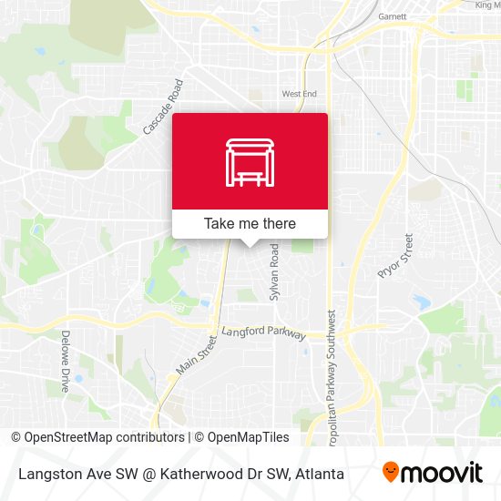 Langston Ave SW @ Katherwood Dr SW map