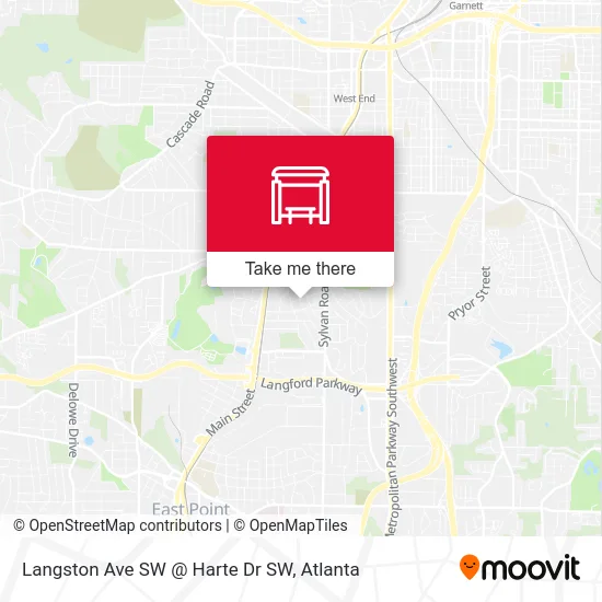 Mapa de Langston Ave SW @ Harte Dr SW