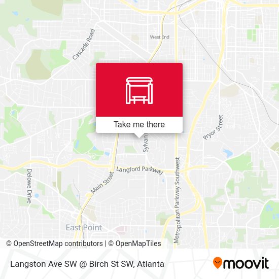 Langston Ave SW @ Birch St SW map