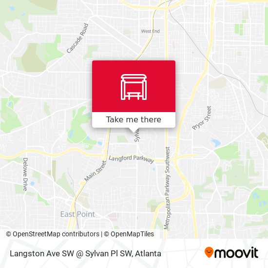 Langston Ave SW @ Sylvan Pl SW map