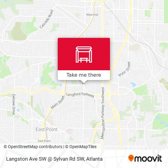 Langston Ave SW @ Sylvan Rd SW map