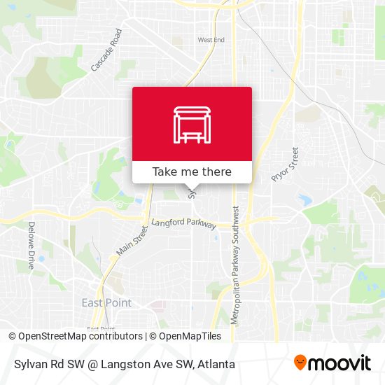 Mapa de Sylvan Rd SW @ Langston Ave SW