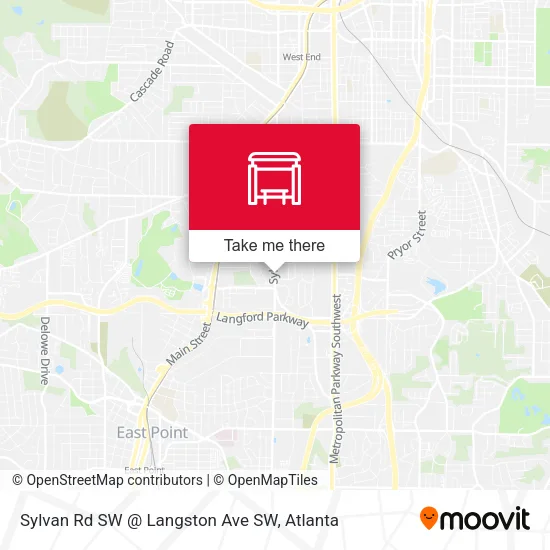 Mapa de Sylvan Rd SW @ Langston Ave SW