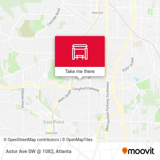 Astor Ave SW @ 1082 map