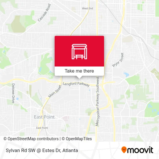 Mapa de Sylvan Rd SW @ Estes Dr