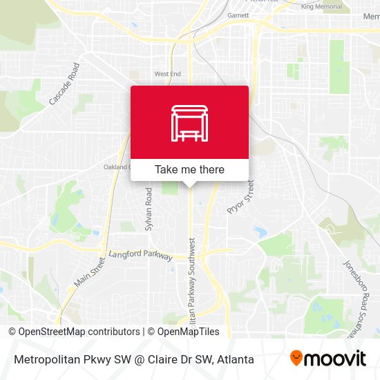 Metropolitan Pkwy SW @ Claire Dr SW map