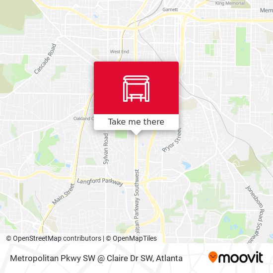 Metropolitan Pkwy SW @ Claire Dr SW map
