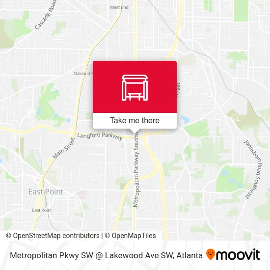 Metropolitan Pkwy SW @ Lakewood Ave SW map