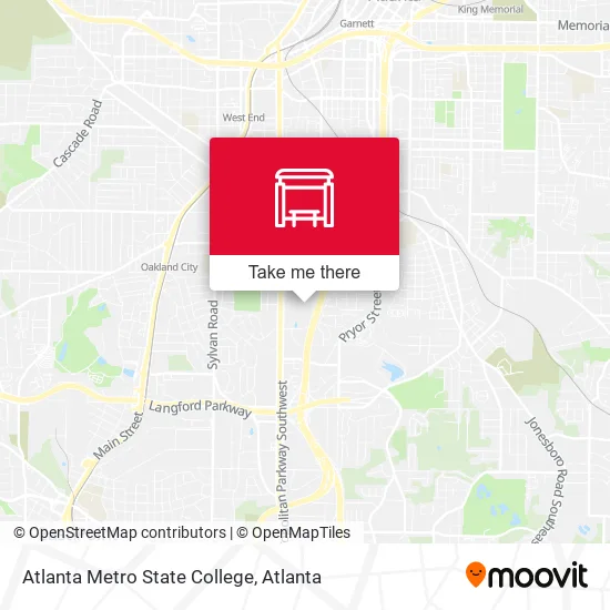 Atlanta Metro State College map