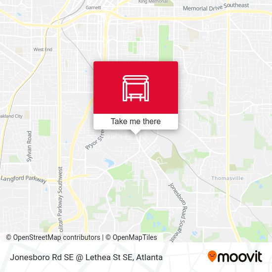 Jonesboro Rd SE @ Lethea St SE map