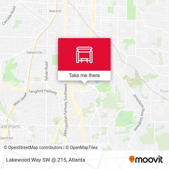Mapa de Lakewood Way SW @ 215