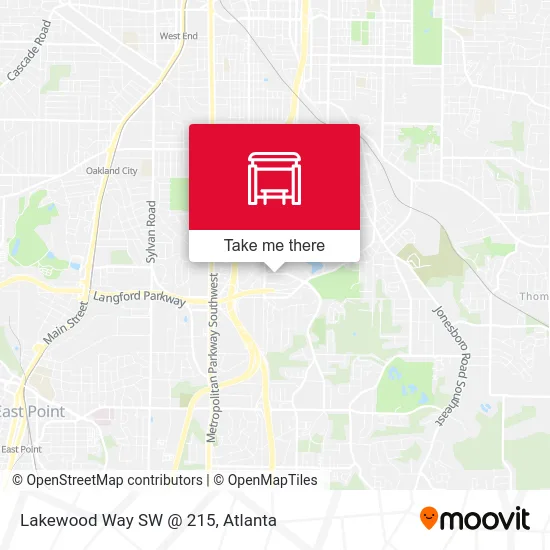 Mapa de Lakewood Way SW @ 215