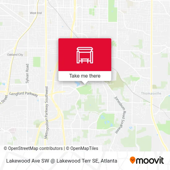 Lakewood Ave SW @ Lakewood Terr SE map