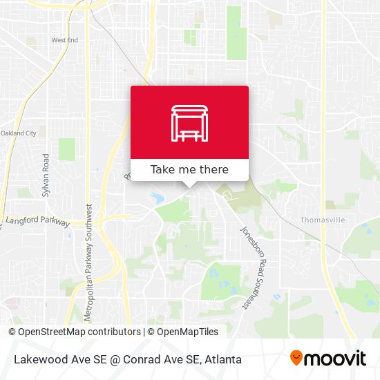 Lakewood Ave SE @ Conrad Ave SE map
