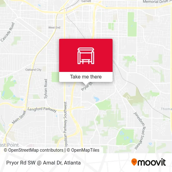 Pryor Rd SW @ Amal Dr map