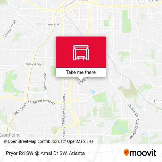 Pryor Rd SW @ Amal Dr SW map