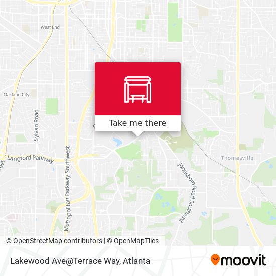 Mapa de Lakewood Ave@Terrace Way