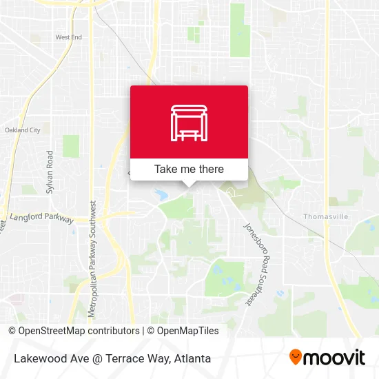 Mapa de Lakewood Ave @ Terrace Way
