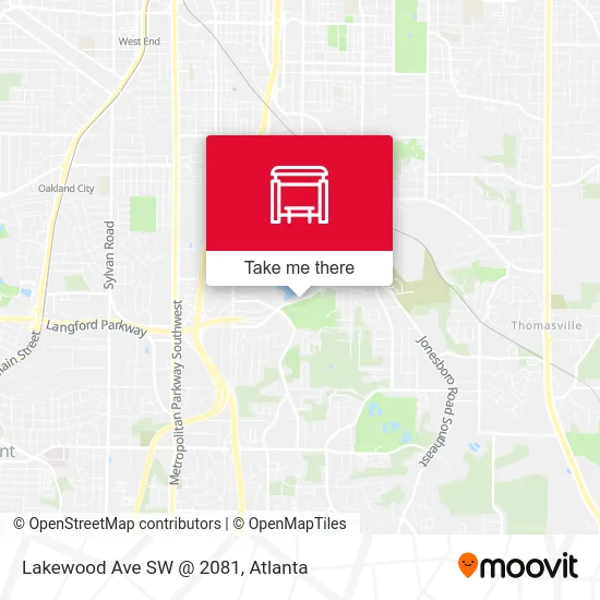 Lakewood Ave SW @ 2081 map
