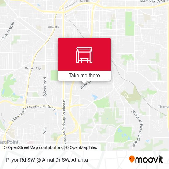 Pryor Rd SW @ Amal Dr SW map
