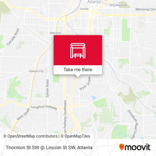 Thornton St SW @ Lincoln St SW map