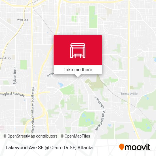Mapa de Lakewood Ave SE @ Claire Dr SE