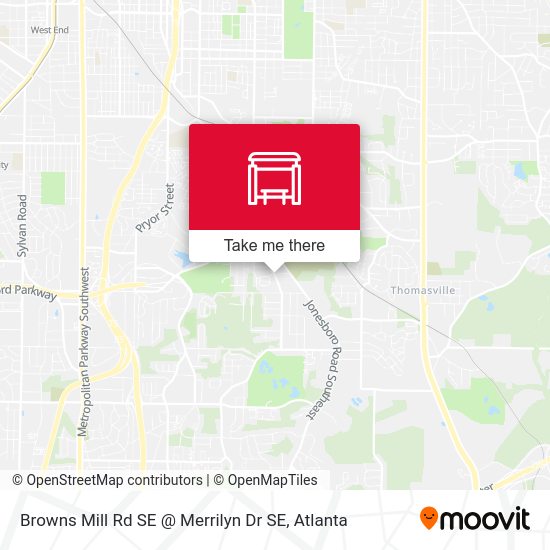 Browns Mill Rd SE @ Merrilyn Dr SE map