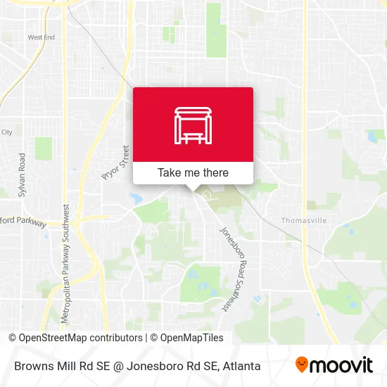 Browns Mill Rd SE @ Jonesboro Rd SE map