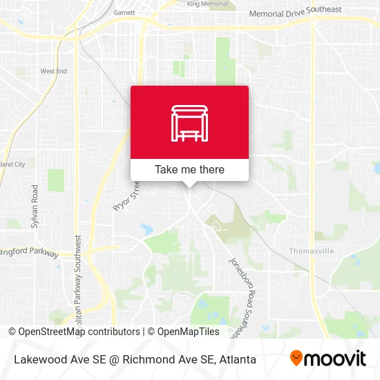 Mapa de Lakewood Ave SE @ Richmond Ave SE