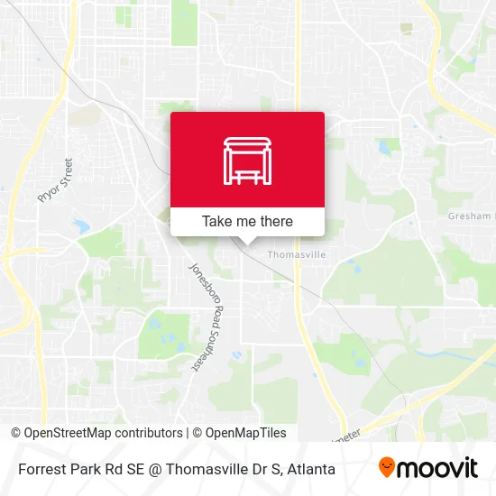 Forrest Park Rd SE @ Thomasville Dr S map