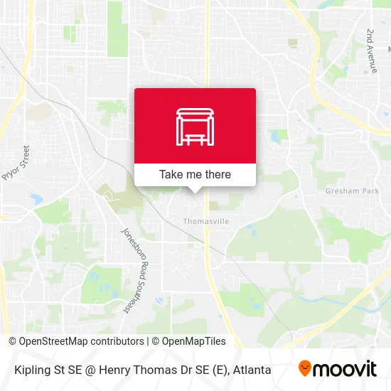 Kipling St SE @ Henry Thomas Dr SE map