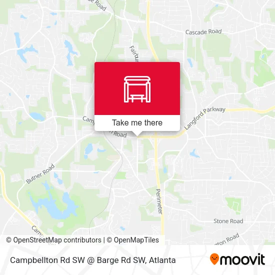 Mapa de Campbellton Rd SW @ Barge Rd SW