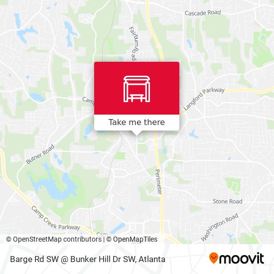Mapa de Barge Rd SW @ Bunker Hill Dr SW