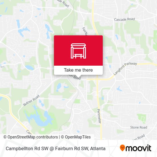 Mapa de Campbellton Rd SW @ Fairburn Rd SW