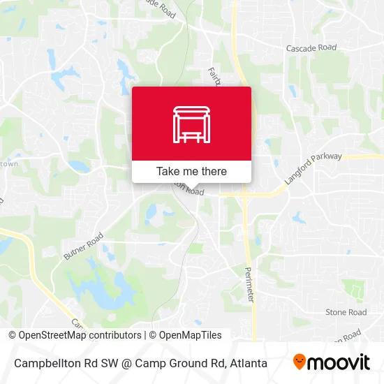 Campbellton Rd SW @ Camp Ground Rd map