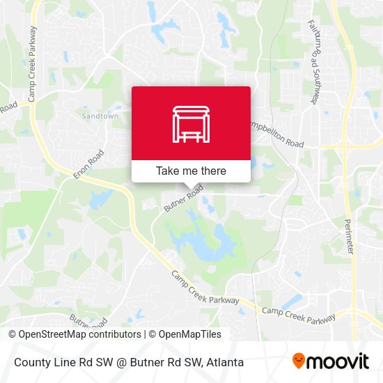 County Line Rd SW @ Butner Rd SW map