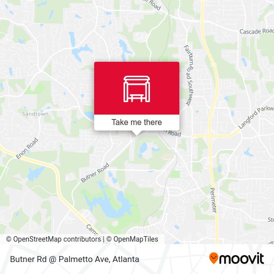 Butner Rd@Palmetto Ave map