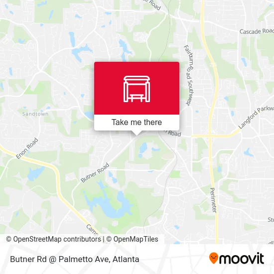 Mapa de Butner Rd @ Palmetto Ave