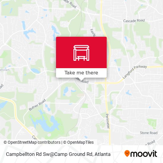 Mapa de Campbellton Rd Sw@Camp Ground Rd
