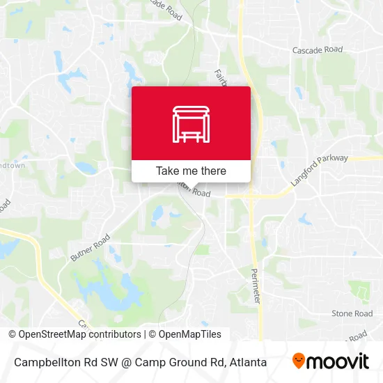 Mapa de Campbellton Rd SW @ Camp Ground Rd