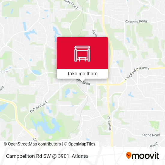 Mapa de Campbellton Rd SW @ 3901