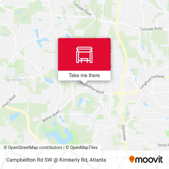 Mapa de Campbellton Rd SW @ Kimberly Rd