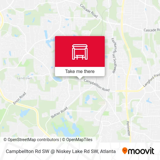 Mapa de Campbellton Rd SW @ Niskey Lake Rd SW