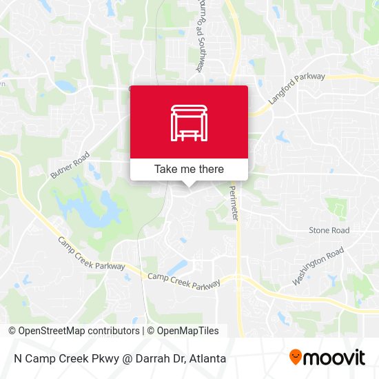 Mapa de N Camp Creek Pkwy @ Darrah Dr