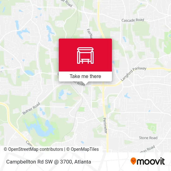 Mapa de Campbellton Rd SW @ 3700