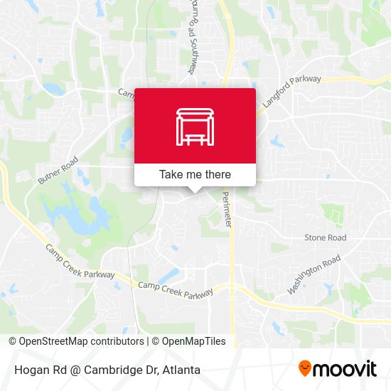 Mapa de Hogan Rd @ Cambridge Dr