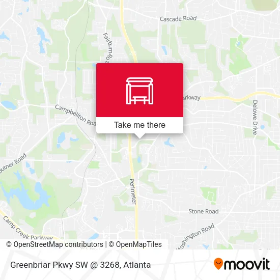 Mapa de Greenbriar Pkwy SW @ 3268